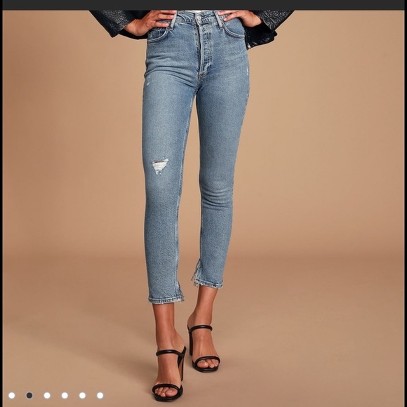 Agolde Denim - AGOLDE Nico High Rise Jeans in “Headlines”